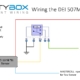 Picture of Infinitybox wiring diagram showing how to wire a DEI tilt sensor into the Infinitybox system.