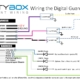 Picture of Infinitybox wiring diagram showing to to wire the Digital Guard Dawg PBSII