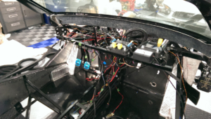 MASTERCELL, front POWERCELL and inTOUCH NET mounted behind the dash of a Factory Five 818