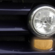 Picture of headlight and parking lights on a 1955 Ford F100 Panel Truck