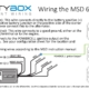Image of wiring diagram showing how to wire the MSD 6A with the Infinitybox system.