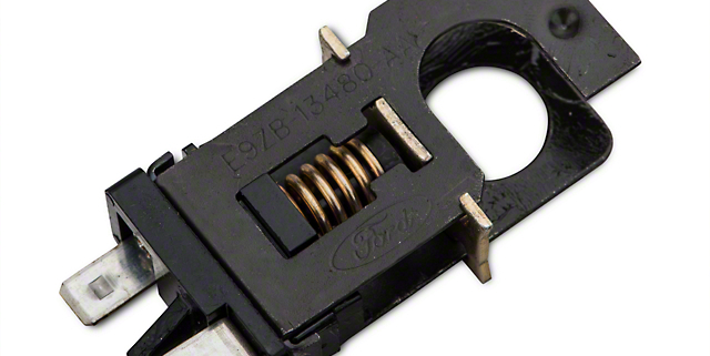 Picture of a lost-travel brake switch. Commonly found in Ford Mustangs.