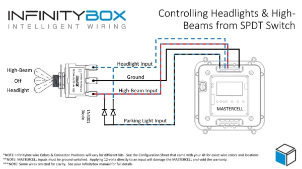 Headlights with SPDT Switch - Infinitybox