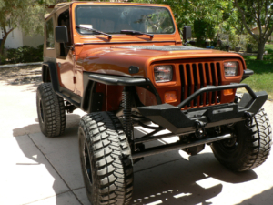 Jeep YJ After Restoration and Rewiring with Infinitybox