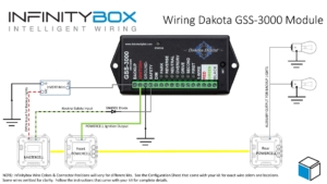 Picture of Infinitybox Wiring Diagram for the Dakota Digital GSS-3000