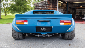 Rear View of 1971 Pantera Wired with the Infinitybox System